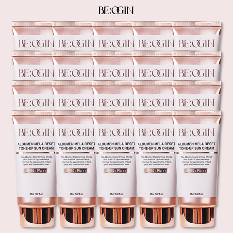 [삼성카드5%할인][20개] 비오진 멜라리셋 톤업 선크림 50ml*20개