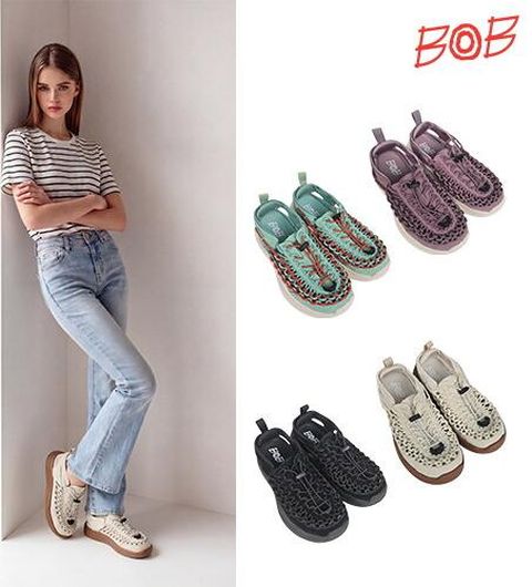 ○ BOB 여성 윈드 웨이브 플랫폼 샌들