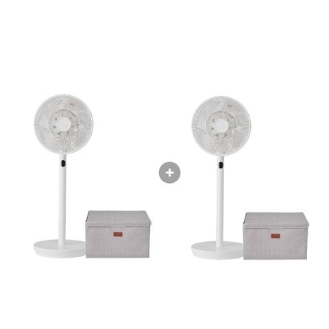 [방송에서만][더블]BLDC팬 2개(동일색상/BBF-BL12W BBF-BL12P BBF-BL12G)+보관가방2개