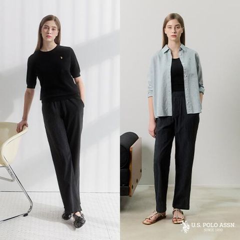 [U.S. POLO ASSN.] USPA 26SS 여성 썸머 크리즈 팬츠 2종