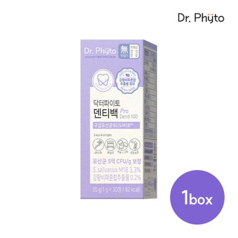 [닥터파이토] 덴티백 PRO 구강유산균 M18 1박스