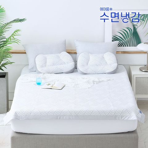 [에어룸수면냉감] ★방송에서만★[SK]쿨드론 수퍼쿨링 냉감패드 7종 풀패키지(크리스탈에디션)