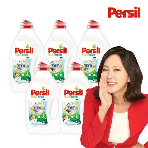[카드 5%할인]퍼실 아이코닉  베이비젤 1.5L 6개 (일반&드럼 겸용) 