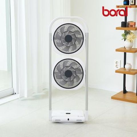 보랄 BLDC 무선 듀얼 헤드 접이식 선풍기