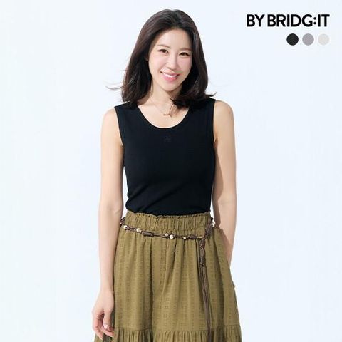 ○ 26SS 인견 혼방 슬리브리스 브라탑 3종(헨리넥1종+라운드넥2종)