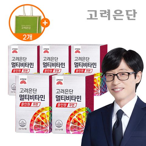 멀티비타민 올인원 우먼 30정 5박스 (5개월)
