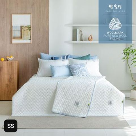 (SS)박술녀 호주산 100%양모 청연(스프레드+베개커버)