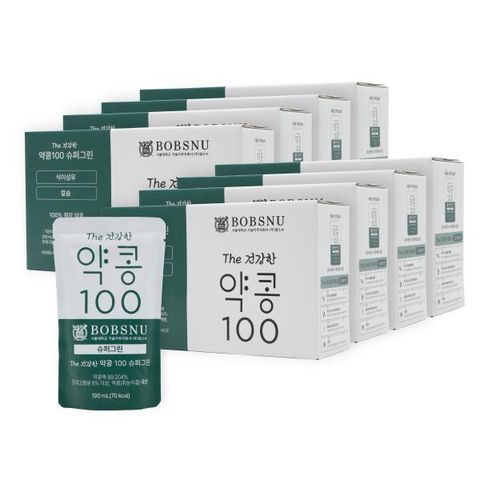 [더블]The 건강한 약콩100 슈퍼그린  콩물두유 190ml x 15팩 x 8박스(120팩)