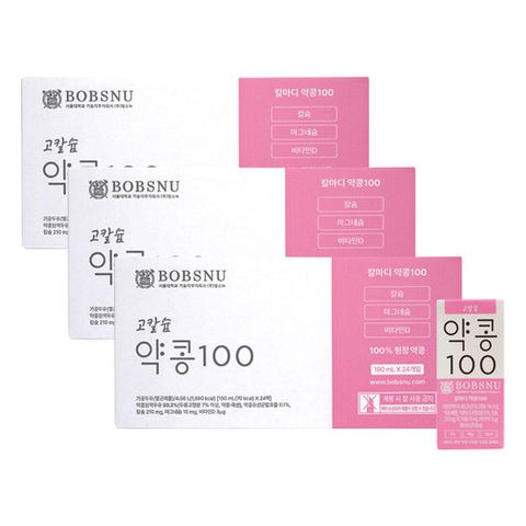 밥스누 칼마디 약콩100 (고칼슘) 190ml (190mlx72팩) (칼슘,마그네슘,비타민D)