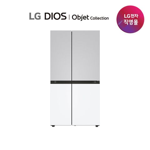 LG AI 오브제 매직스페이스 양문형 냉장고 S836MRQ112
