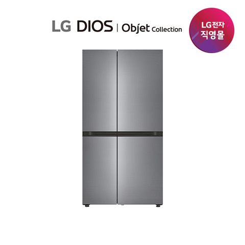 LG 디오스 AI 오브제 양문형 냉장고 S836P022