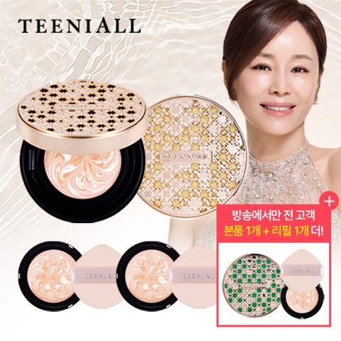 [최신상] 티니올 크리스탈 크리미 팩트 본품 3개 + 리필 3개