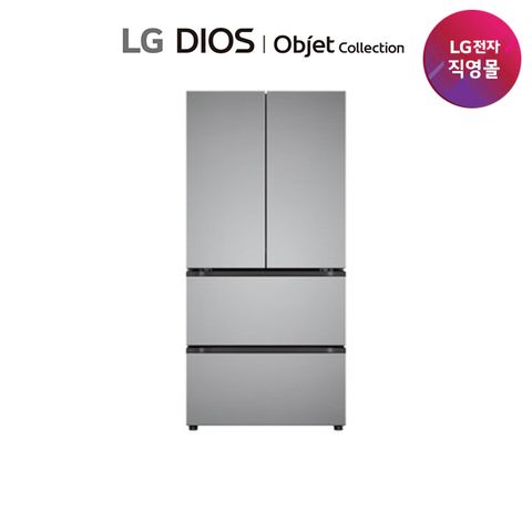 LG 디오스 오브제 김치톡톡 4도어 505L 김치냉장고  Z509MPSF13