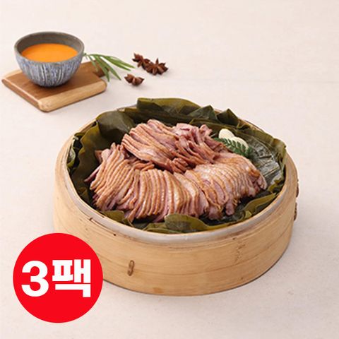 배나무골 무항생제 연잎 훈제오리 슬라이스 400g x 3팩