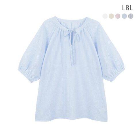 ○(런칭가 69,900원) SUMMER 시어서커 셔링 블라우스 3종