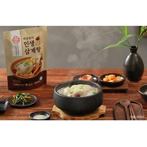 [백종원] 백종원의 인생삼계탕 1.2kg x 8팩 [소비기한 26년 10월 24일까지]