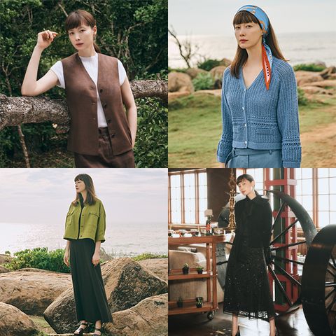 [블랙, 마호가니] 25SS 썸머 홀가먼트 니트 원피스