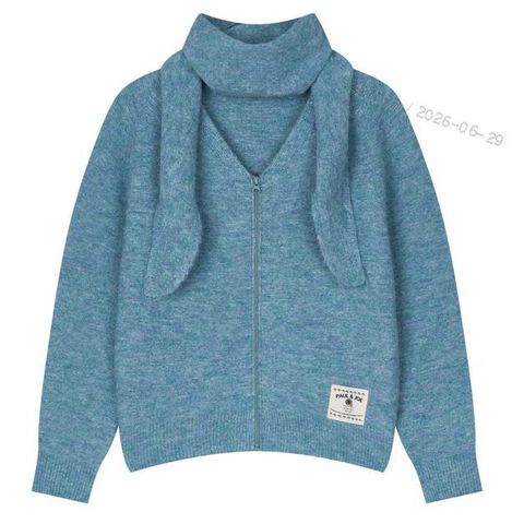 ●26FW 울블렌디드 넥카프 집업 SET
