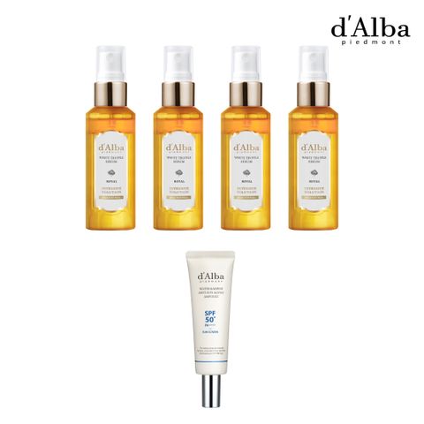 [dAlba] 로얄 화이트트러플 세럼4통+선에이징앰플