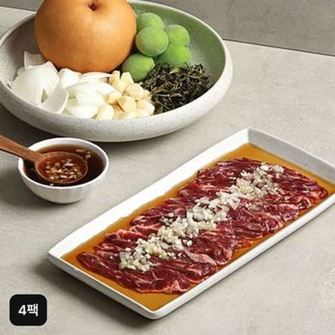 바름원 국내산 갈비살구이 250gX4팩