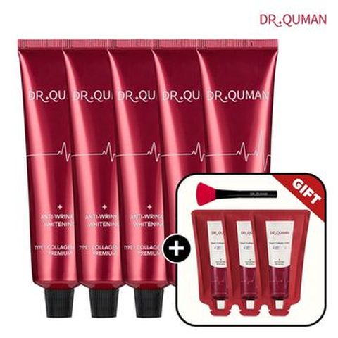 닥터큐먼 Type1 콜라겐 100 크림팩 60gX5+10gX3+스파출러