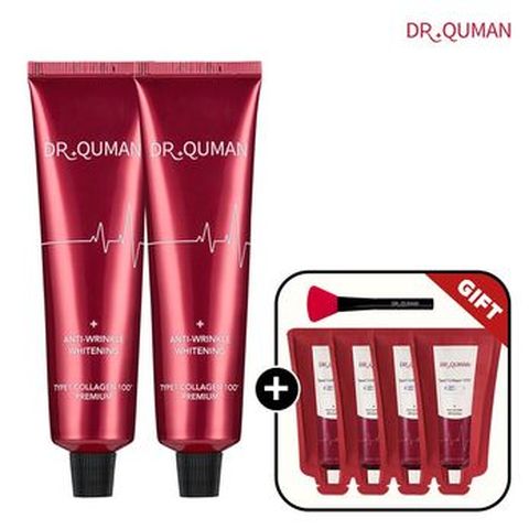 닥터큐먼 T1콜라겐100 크림팩 60gX2+10gX4+스파출러