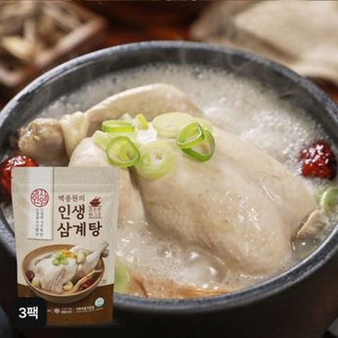 백종원의 인생 삼계탕 3팩