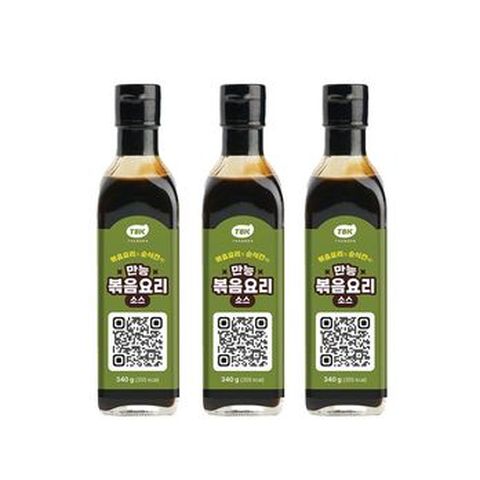 빽쿡 백종원의 만능볶음요리소스 340gX3개