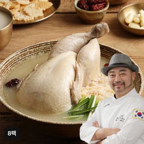 [최인선의 팔도美식] 참깊은 누룽지 삼계탕 1kg X 8팩