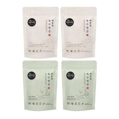 더 간편한 육수명장 총 80알(더 진한 육수 80gX2팩+은은한 매운육수 80gX2팩)