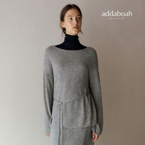 [최초가 129,000원] 25FW 캐시미어100 보트넥 풀오버