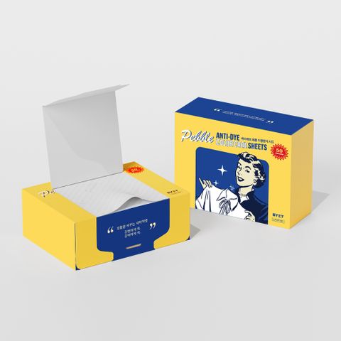 바이에트 페블 이염방지 세탁티슈50매입