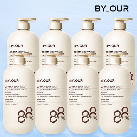 [바이아우어] [방송중에만] 바이아우어 아로마바디워시 민트라벤더 1020ml*8개