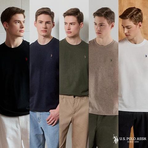 □USPA 26SS 남성 반팔 라운드 티셔츠 5종