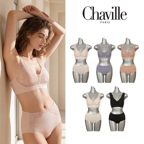 샤빌 일체형몰드 리프트 브라팬티 5세트