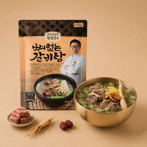 조리기능장의 뼈없는갈비탕 800g x 10팩