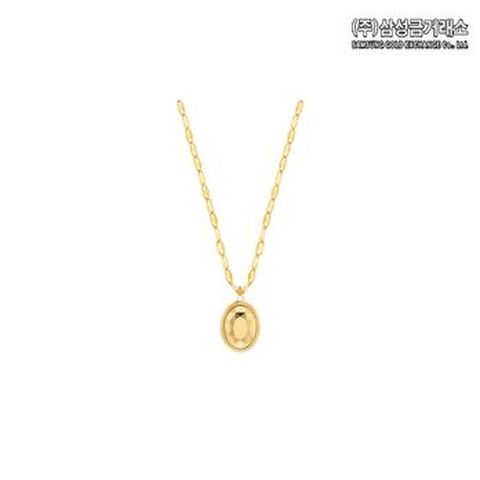 (주)삼성금거래소 24K 순금 리브 팬던트 목걸이 3.3g