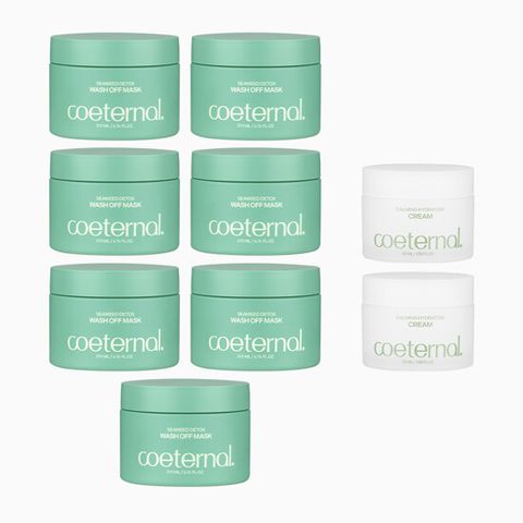 [코이터널][아쇼라 패키지] 워시오프 마스크 200ml 7개 + 카밍크림 50ml 2개