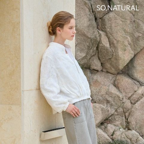 쏘내추럴 26FW 시퀸 볼륨 점퍼