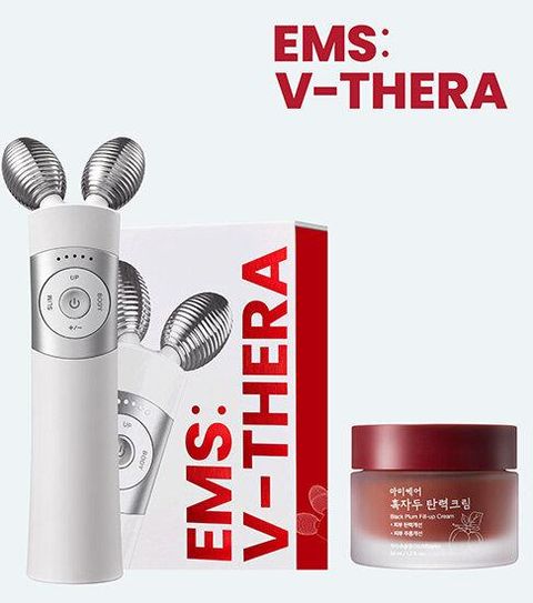 [카드 5%할인][마미케어] 브이쎄라 EMS 탄력기기 + 흑자두 탄력크림 50ml