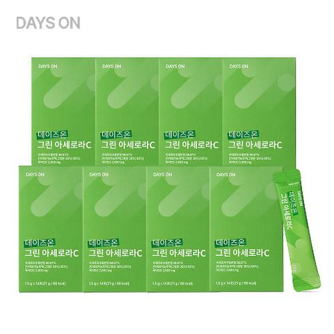 [싱글]데이즈온 그린 아세로라C 8박스(1.5g x 14포 x 8박스)