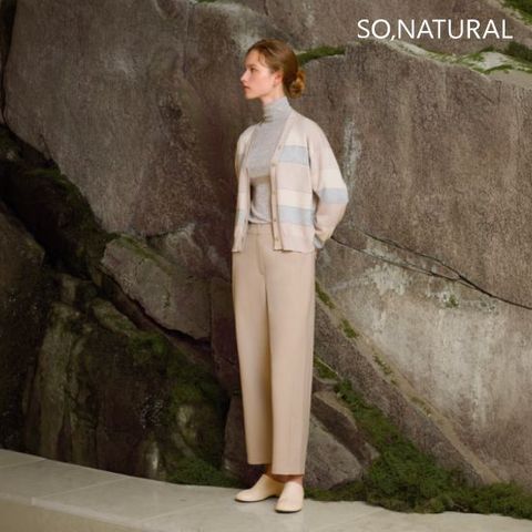 쏘내추럴 26FW 소프트 커브드 크롭 팬츠