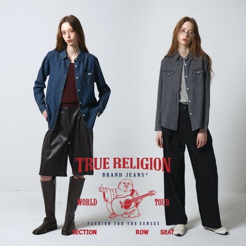 O 트루릴리전 26FW 여성 NEW 웨스턴 데님 셔츠 2종