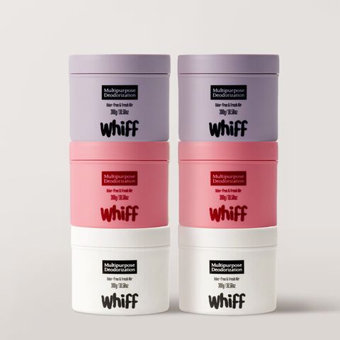 whiff 위프 온집안 탈취케어 대용량 화이트2개+핑크2개+퍼플2개(총6개)