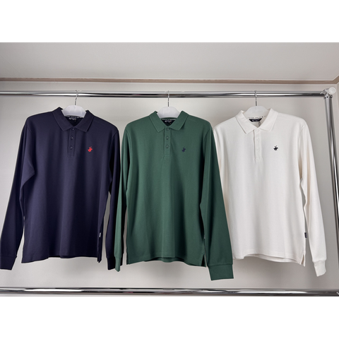 ○비버리힐스폴로클럽 26FW 남성 롱슬리브 PK 티셔츠 3종