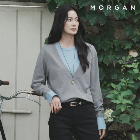모르간 26FW 에센셜 커프스 져지블라우스 3종