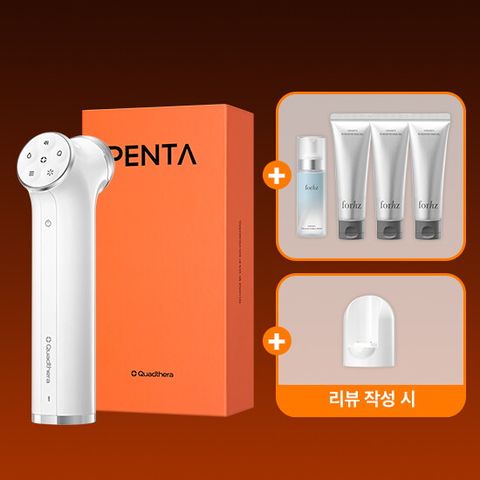 [풀패키지구성]★최신상★쿼드쎄라 펜타 기기+포헤르츠 마스크젤 80g*3통+포헤르츠 히알라겐 버블 세럼 70ml