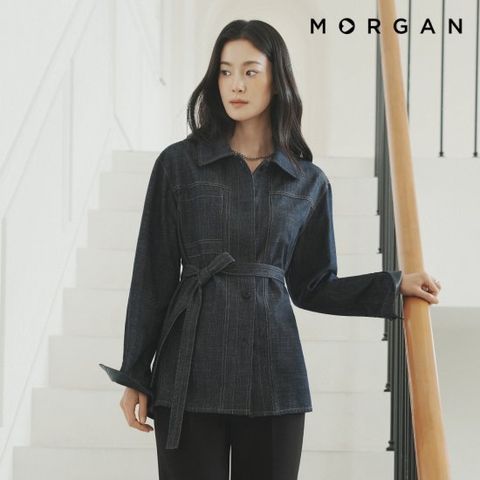 모르간 26FW 데님 재킷