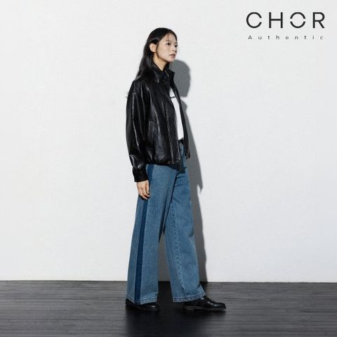 코어 어센틱 26FW 콘트라스트 패널 데님