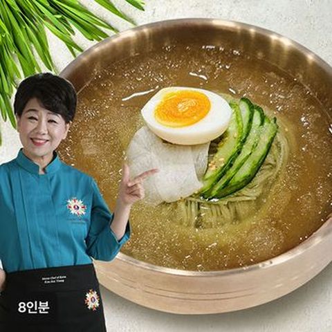 김선영의 새싹보리 물냉면 8인분(면 8팩+육수 8팩)